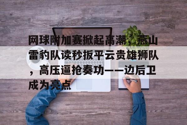 AYX 在线博彩平台网球附加赛掀起高潮，燕山雷豹队读秒扳平云贵雄狮队，高压逼抢奏功——边后卫成为亮点的简单介绍